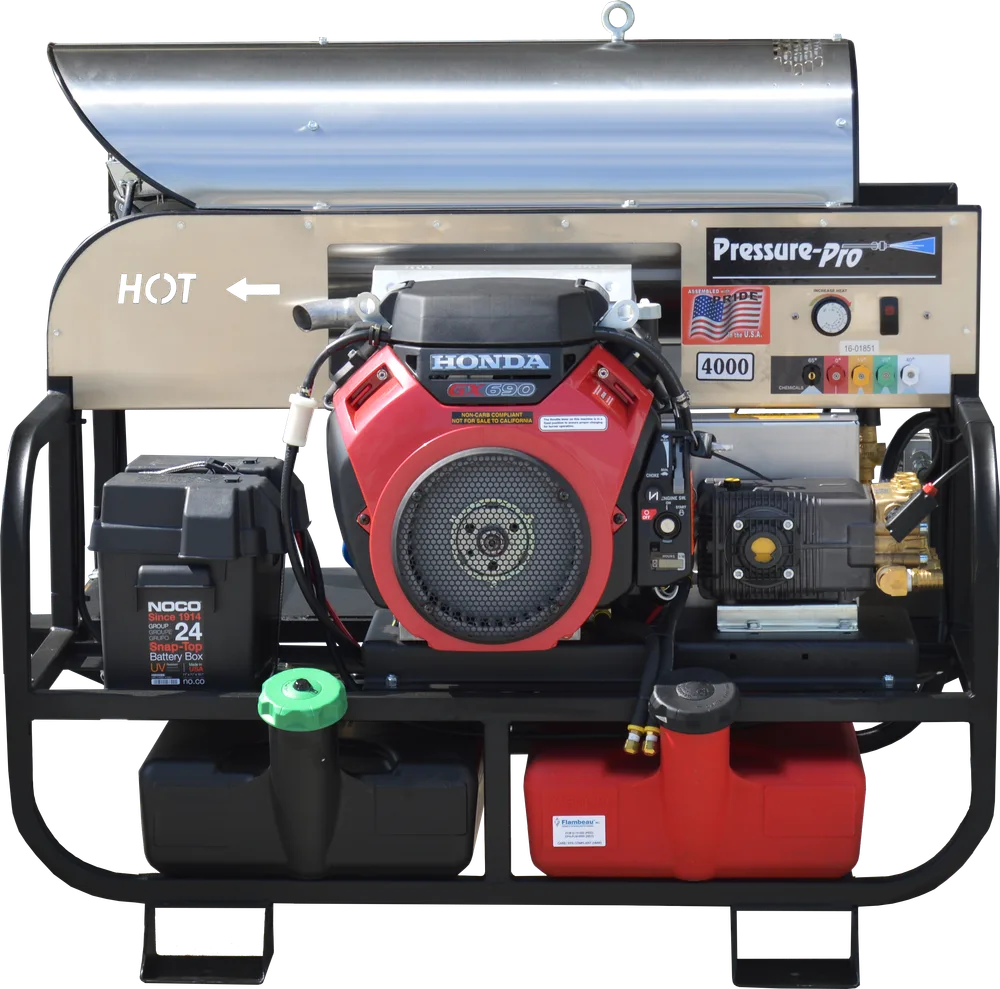7012PRO-40HA Pro Super Skid Hot Water Pressure Washer, 7 GPM at 4000 PSI