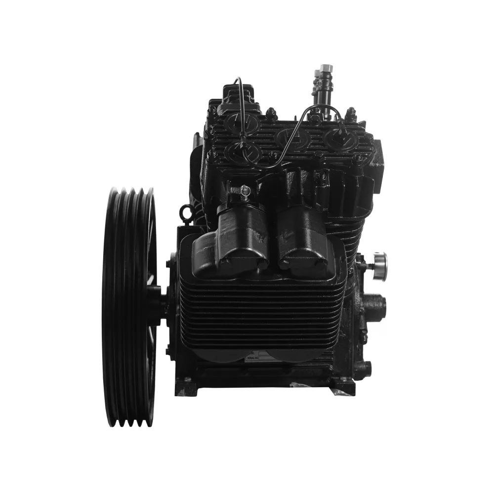 25HP 98CFM Displacement 2 Stage Pump Pressure Lubricated Reciprocating Bare Pump ww/Flywheel, view 4