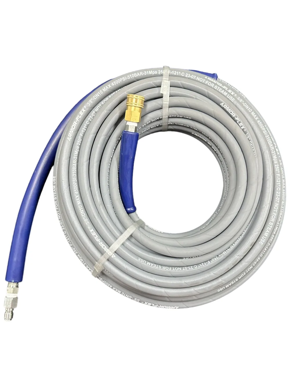 CHA1001GB Hose Assembly, w/QC, 3/8x100, PC4000, Gray, view 5