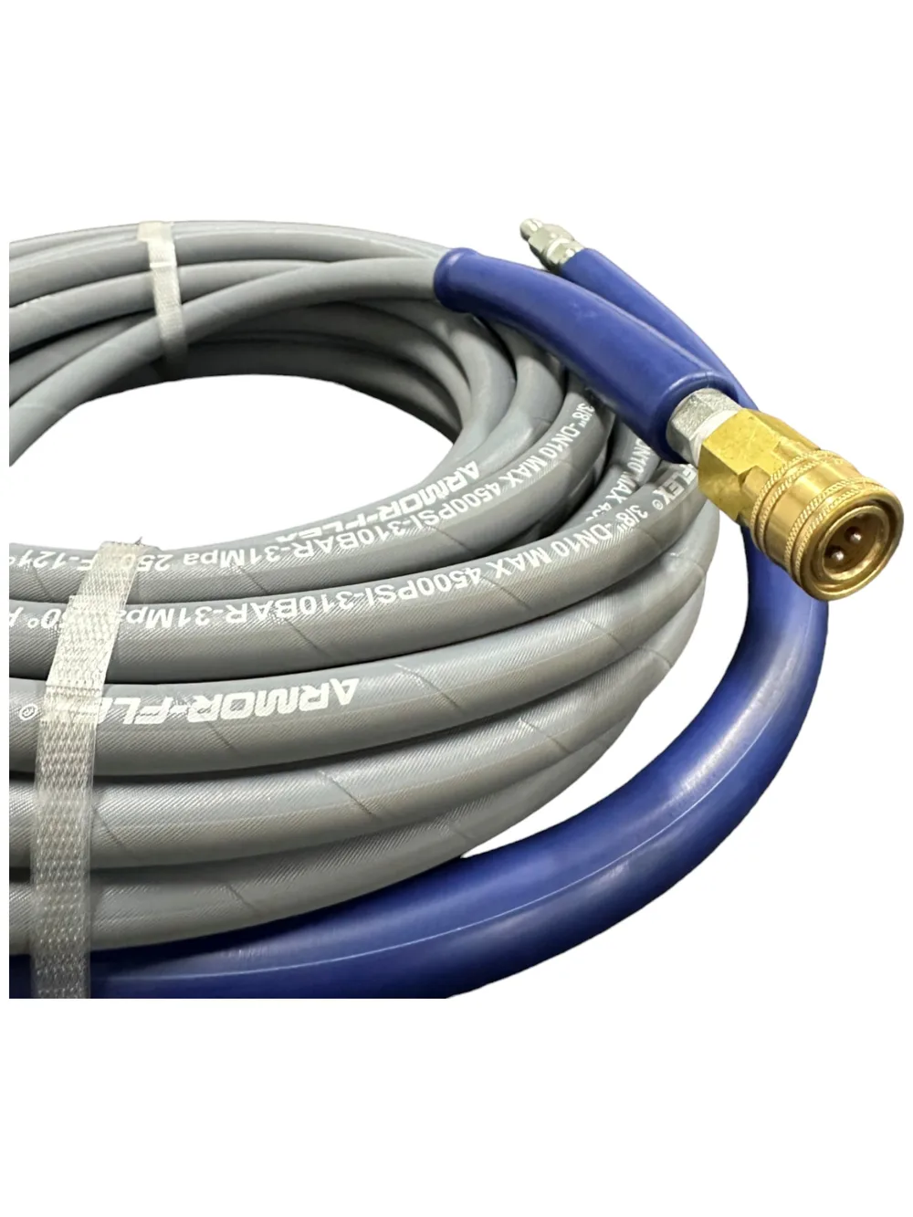 CHA1001GB Hose Assembly, w/QC, 3/8x100, PC4000, Gray, view 6