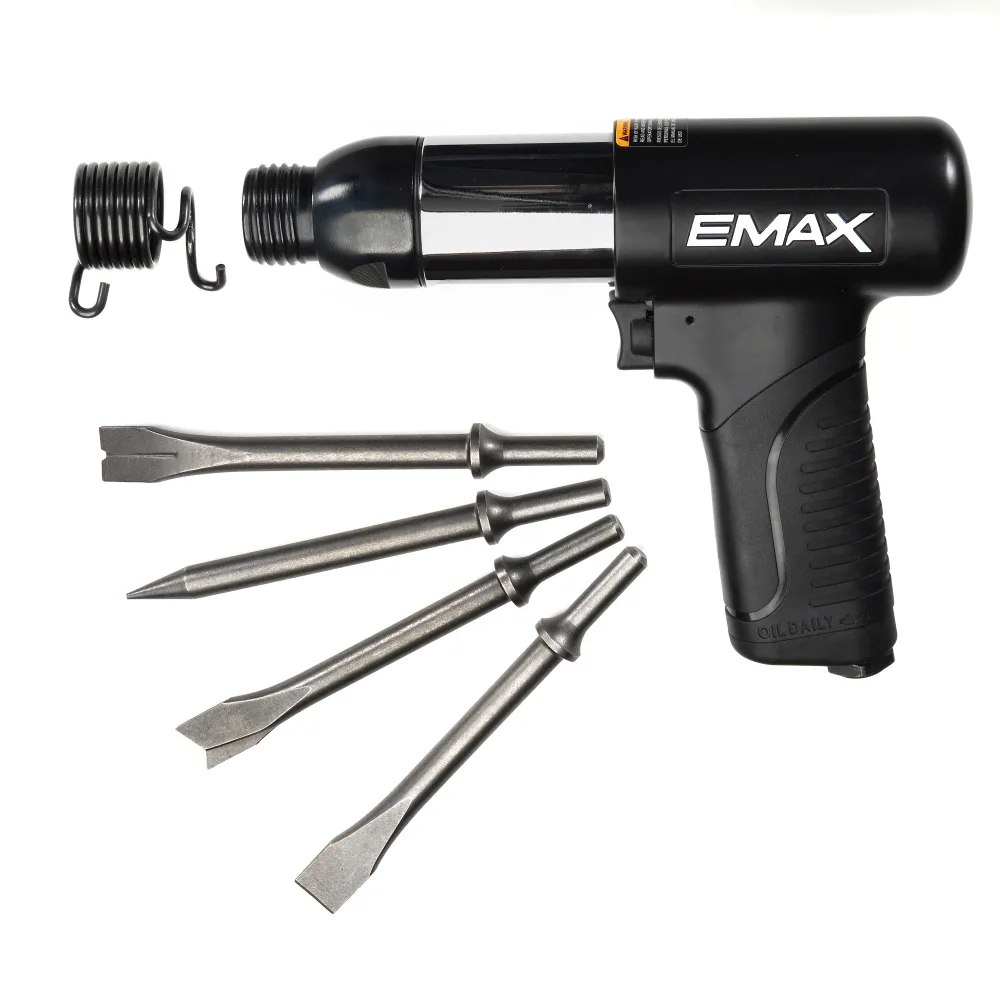 P/N PI-3250H EMAX BODY VIBRATION-DAMPENING INDUSTRIAL GRADE AIR HAMMER EXTENDED NOSE EATHM10S1P, view 3