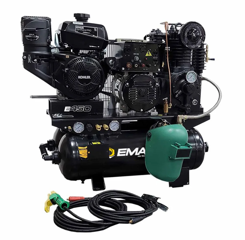 20 Gallon 3-in-1 Truck Mount Air Compressor | 14HP Kohler CH440 | 19 CFM Cast Iron Pump | 190A Stick Welder | 5000W Generator, view 7