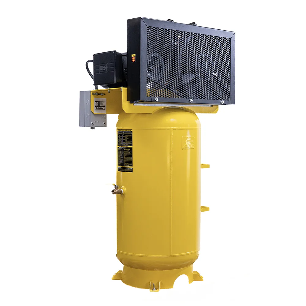 7.5HP 80-Gal Industrial Air Compressor, 31 CFM @ 100 PSI, 4-Cylinder Two-Stage, Pressure-Lubricated Pump, Isolator Pads, view 5