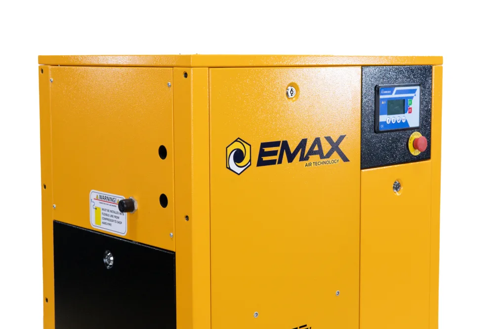 15HP Exclusive Single Phase Variable Speed Rotary Screw Air Compressor - 62CFM Industrial Air Compressor, Energy Efficient, 100,000-Hour Airend Life, Cabinet Only, view 3