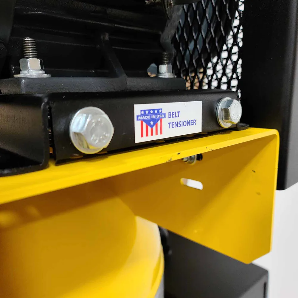 Silent Air Industrial 10HP Air Compressor - 38 CFM, 1-Phase 230V, 80-Gal Vertical, Pressure Lube Pump, Auto Drain & Aftercoolers, view 7