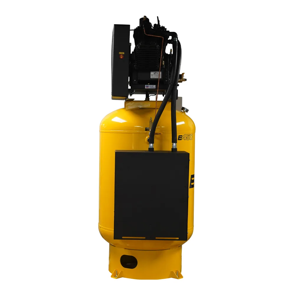 Silent Air Industrial 10HP Air Compressor - 38 CFM, 1-Phase 230V, 120-Gal Vertical, Pressure Lube Pump, Auto Drain & Aftercoolers, view 5