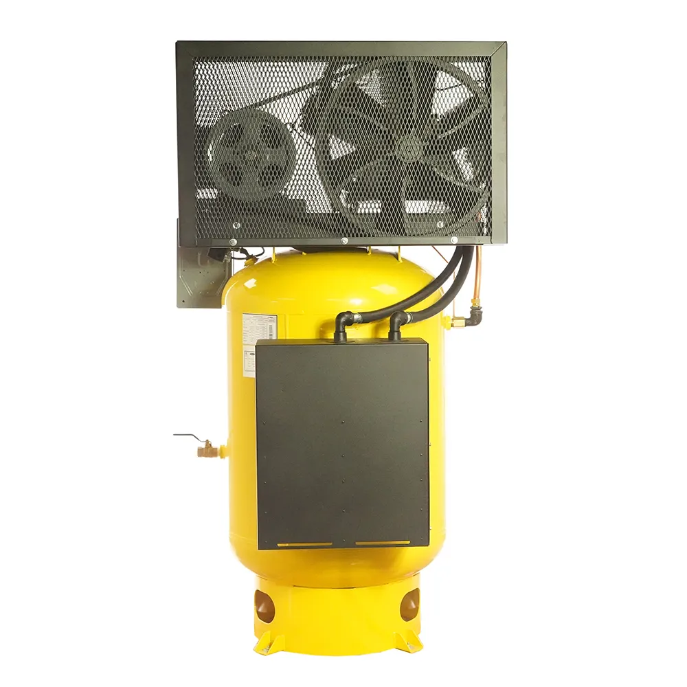 Silent Air Industrial 15HP Air Compressor - 57 CFM, 3-Phase 208V, 120-Gal Vertical, Pressure Lube Pump, Auto Drain & Aftercoolers, view 5