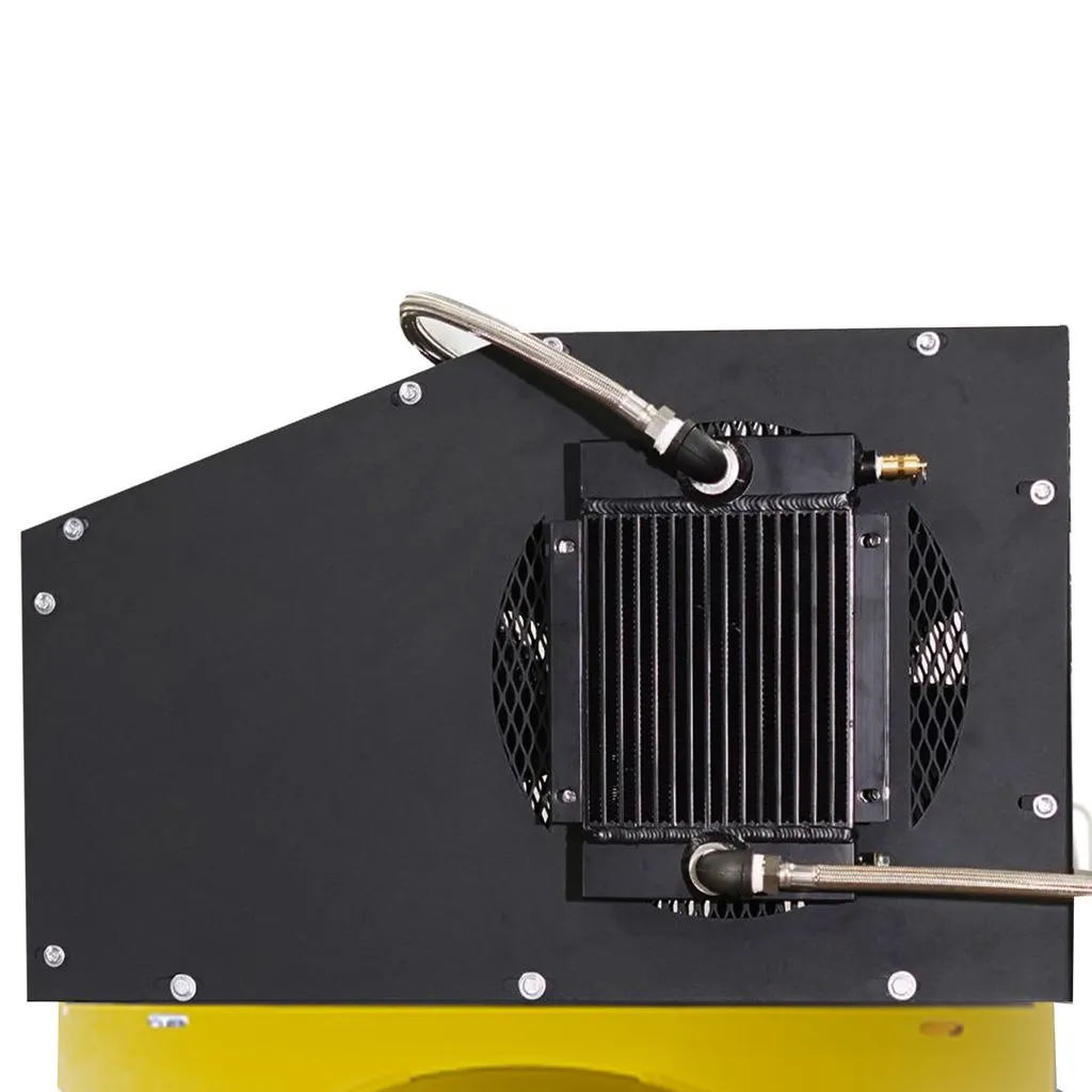 Silent Air Industrial 15HP Air Compressor - 38 CFM, 3-Phase 460V, 120-Gal Vertical, Pressure Lube Pump, Auto Drain & Aftercoolers, view 5