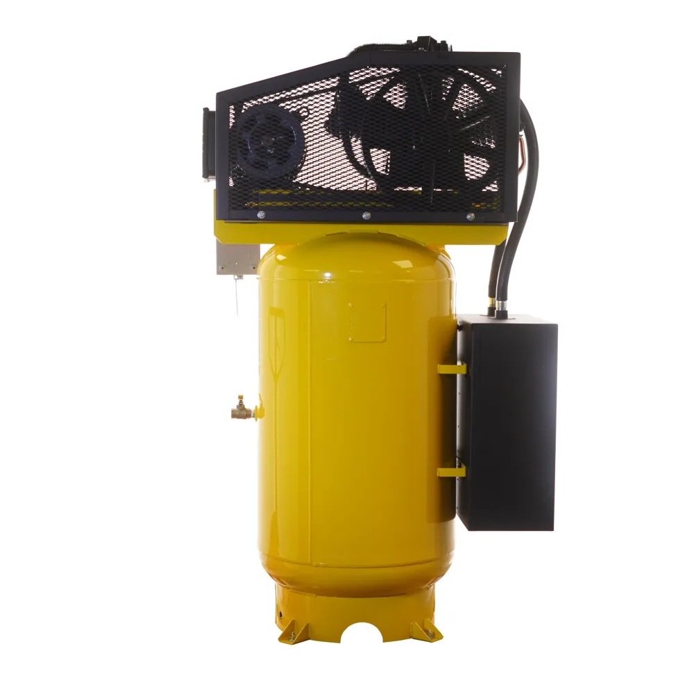 Silent Air Industrial 7.5HP 3CYL MAX FLOW 2-Stage 1Ph 35.2CFM 80 Ga. Air Compressor, Splash Lubricated, w/isolator pads, view 6