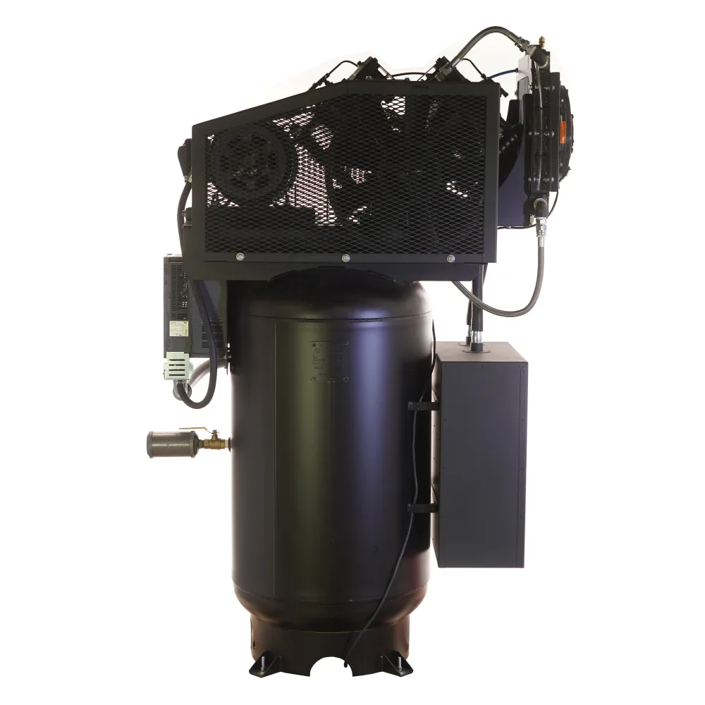 Hydro SMART AIR® Silent Air Compressor - 10HP, 38 CFM, 80 Gallon, 1 & 3 Phase 208V, Water-Cooled 2-Stage Pressure Lubricated Pump, Smart PLC with WiFi, 100% Duty Cycle, view 4