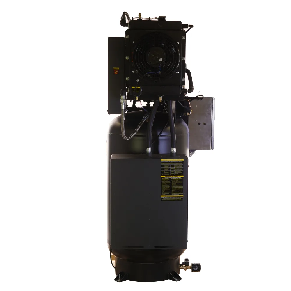 Hydro SMART AIR® 10HP Silent Air Compressor - 38 CFM, 3 Phase 460V, 80 Gallon, 2-Stage Pressure Lubricated Pump, Water-Cooled, 100% Duty Cycle, WiFi PLC Controls, view 2