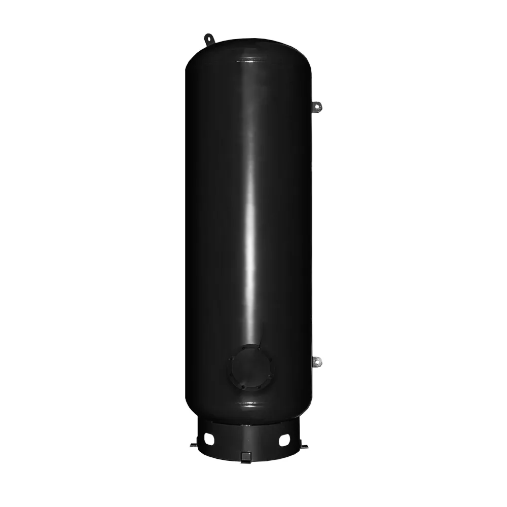 1060- Gal ASME Vertical Holding Tank w/ Auto Drain - Matte Black, view 2