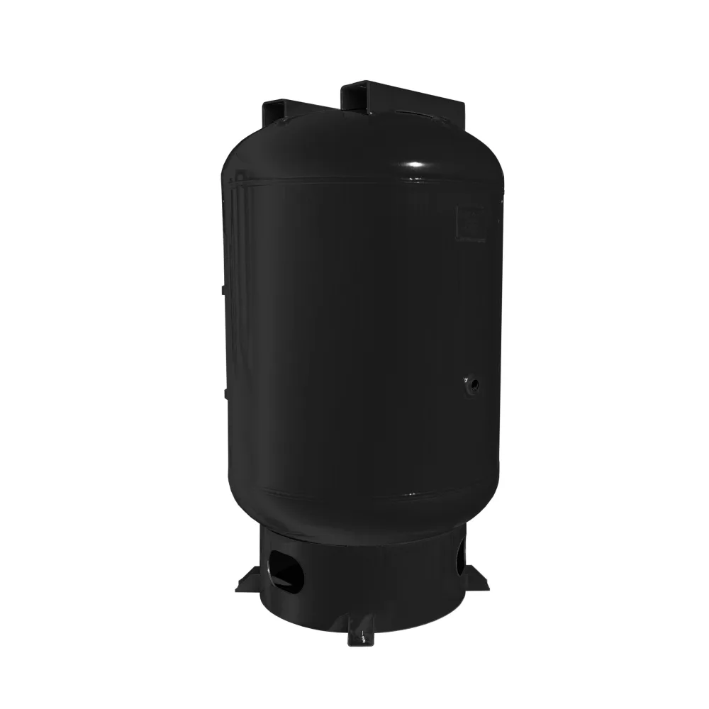 120- Gal ASME Vertical Holding Tank w/ Auto Drain - Matte Black, view 2
