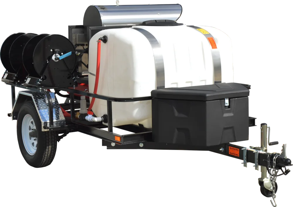 TR6012PRO-35HG Pro Super Skid Pressure Washer Trailer, 5.5 GPM at 3500 PSI, view 2