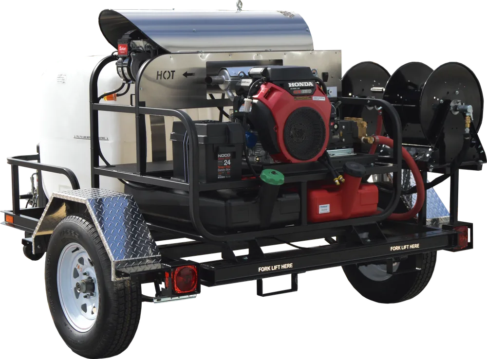 TR6012PRO-35HG Pro Super Skid Pressure Washer Trailer, 5.5 GPM at 3500 PSI, view 4