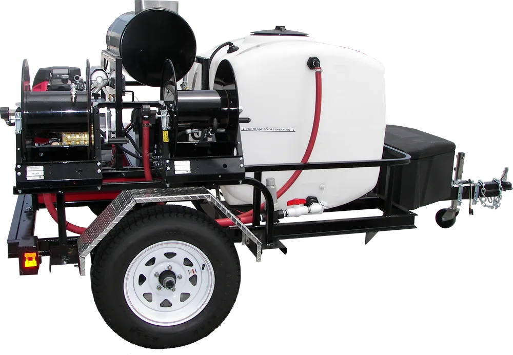 TR6012PRO-35HG Pro Super Skid Pressure Washer Trailer, 5.5 GPM at 3500 PSI